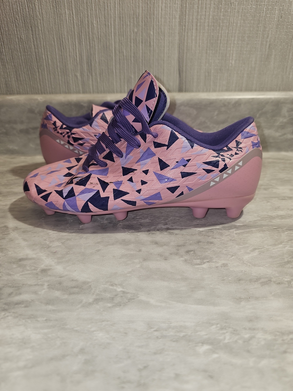 Dream Pairs Pink and Purple Kids Athletic Shoes - S44 - Picture 6 of 9